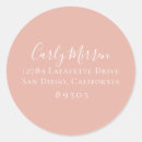 Search for dusty rose return address labels Boho
