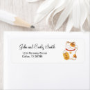 Search for calico cat return address labels Cute
