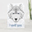 Search for wolf valentines day cards Funny