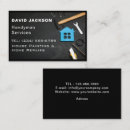Search for tools standard business cards Carpenter