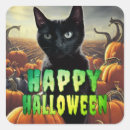 Search for black cat and pumpkin stickers Cute