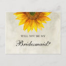 Search for sunflower bridesmaid cards Botanical