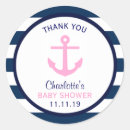 Search for nautical girl stickers Baby shower
