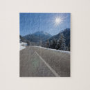 Search for winter scene puzzles Pine tree