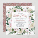 Search for bouquet birthday invitations Botanical