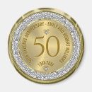 Search for 50th anniversary wedding favours Gold