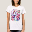 Search for watercolor flowers tshirts Unicorn