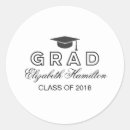 Search for grad cap stickers Black