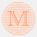 Search for peach stripes stickers White