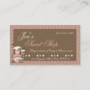 Search for candy business cards Cupcakes