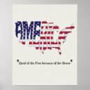 Search for american map posters Red white blue
