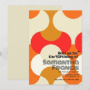 Search for psychedelic birthday invitations Retro birthday party