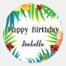 Search for ladybug round stickers Polka dot