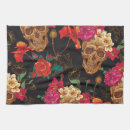 Search for skull tea towels Flower