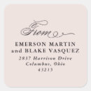 Search for blush address stickers Simple
