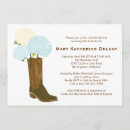 Search for cowboy bridal shower invitations Farm