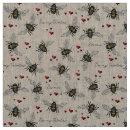 Search for bee pattern fabric Hearts