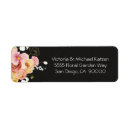 Search for moody floral return address labels Botanical