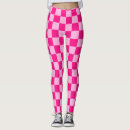 Search for chequered leggings Hot pink