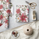 Search for christmas poinsettia wrapping paper Greenery