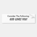 Search for god loves you bumper stickers Religion