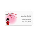 Search for kokeshi return address labels Sakura