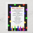 Search for candle birthday invitations Colourful