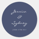 Search for solid blue stickers Elegant