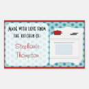 Search for retro kitchen stickers Made with love