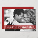 Search for couple christmas cards Merry and married