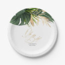 Search for palm leaf plates Baby shower