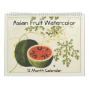 Search for fruit calendars Watercolor