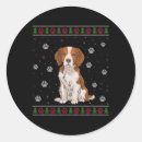Search for brittany spaniel stickers Sequin christmas tree xmas