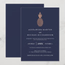 Search for gold pineapple wedding invitations Elegant