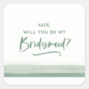 Search for will you be my stickers Bridesmaid