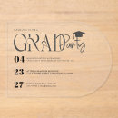 Search for graduation invitations Black