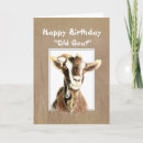Search for funny goat birthday cards Over the hill