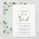 Search for eucalyptus bridal brunch invitations Greenery
