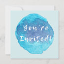 Search for tie dye cards invites Turquoise