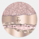 Search for bronze monogram stickers Copper