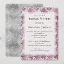 Search for silver bridal shower invitations Red
