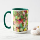 Search for paint splattered mugs Green