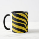 Search for black and yellow stripes mugs Pattern