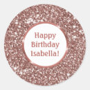 Search for faux gold glitter stickers Pink