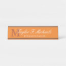 Search for orange name plates Professional