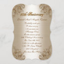 Search for 50th anniversary vow renewal invitations Gold