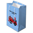 Search for fire truck gift bags Red