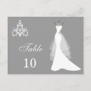 Search for reception table place postcards White