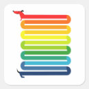 Search for rainbow dog stickers Dachshund