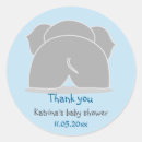 Search for blue grey baby shower stickers Animal